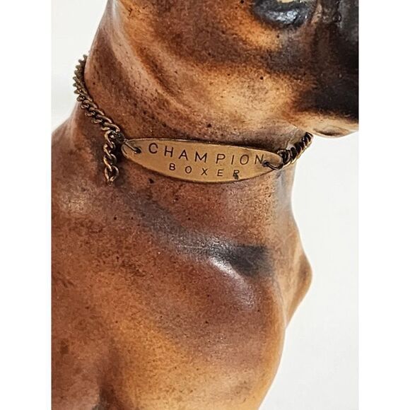 Vintage Porcelain Boxer Figurine - Picture 6 of 9